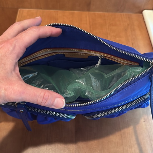 NWT MZ Wallace Paige Crossbody Dazzle Cobalt Blue - Picture 4 of 11